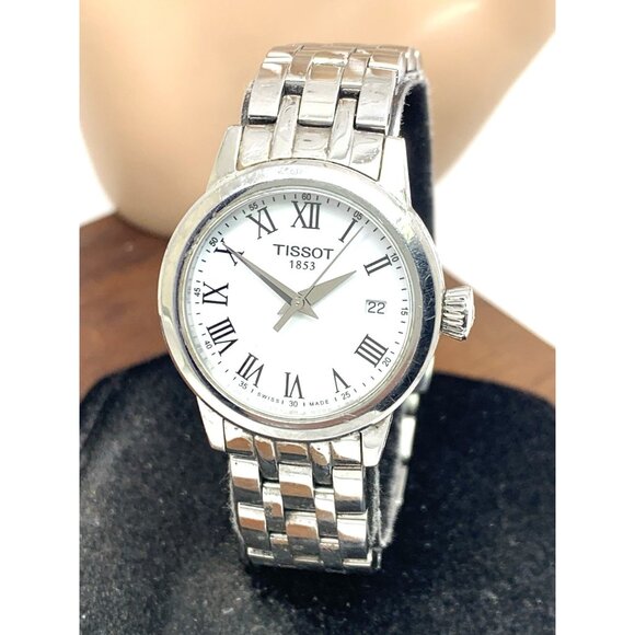 Tissot Women's Watch Swiss Quartz White Dial 28mm Silver Steel T1292101101300 - Picture 1 of 14